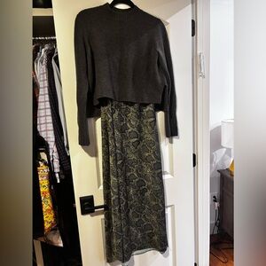All Saints Dress and Sweater Set